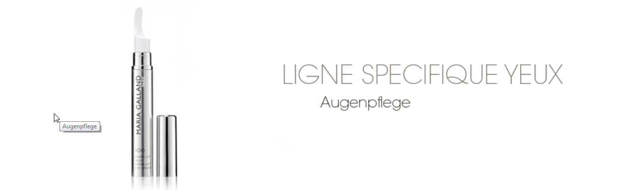 Ligne Spécifique - Augenpflege